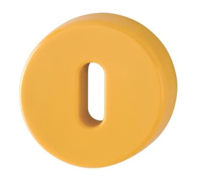 Click Here To Enlarge This Photo Of K15S &lpar;AR600&sol;26&rpar; Hoppe Arrone Standard Key Escutcheon - &lpar;Nylon&rpar; Yellow - 600434