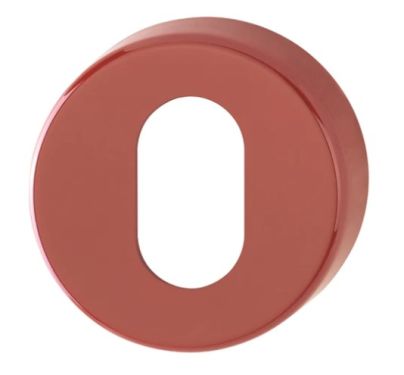 Click Here To Enlarge This Photo Of K15S &lpar;AR600&sol;28&rpar; Hoppe Arrone Oval Profile Escutcheon - &lpar;Nylon&rpar; Red - 798407