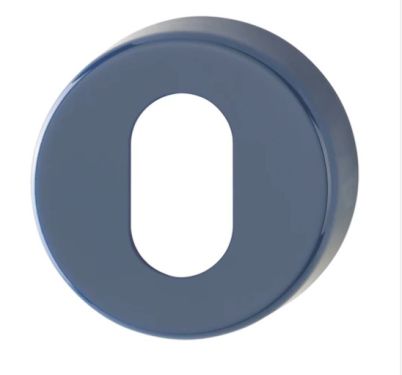 Click Here To Enlarge This Photo Of K15S &lpar;AR600&sol;28&rpar; Hoppe Arrone Oval Profile Escutcheon - &lpar;Nylon&rpar; Midnight Blue - 623471