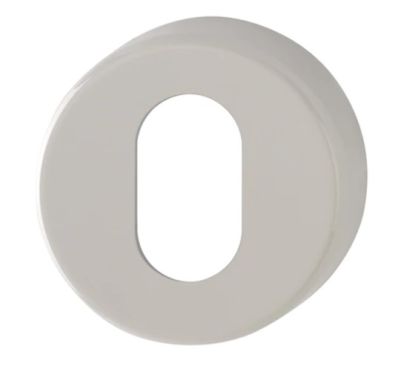 Click Here To Enlarge This Photo Of K15S &lpar;AR600&sol;28&rpar; Hoppe Arrone Oval Profile Escutcheon - &lpar;Nylon&rpar; Dove Grey - 623488