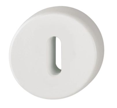 Click Here To Enlarge This Photo Of K15S &lpar;AR600&sol;26&rpar; Hoppe Arrone Standard Key Escutcheon - &lpar;Nylon&rpar; Diamond White - 567065