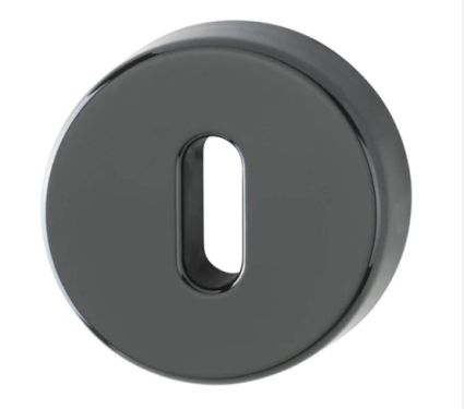 Click Here To Enlarge This Photo Of K15S &lpar;AR600&sol;26&rpar; Hoppe Arrone Standard Key Escutcheon - &lpar;Nylon&rpar; Black - 584017