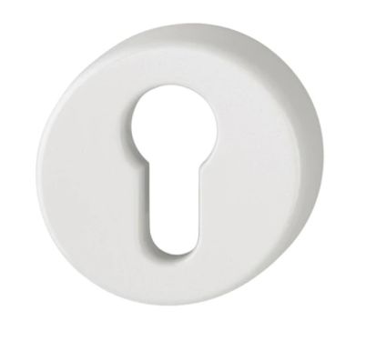 Click Here To Enlarge This Photo Of K15S &lpar;AR600&sol;27&rpar; Hoppe Arrone Euro Profile Escutcheon - &lpar;Nylon&rpar; Diamond White - 522118