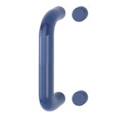 AR602&sol;220BF Hoppe D' Handle &Oslash; 34mm x 220mm Centres Pull Handle Bolt Fix - &lpar;Nylon&rpar; Cobalt Blue