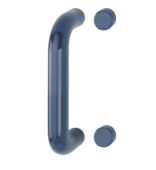 AR602&sol;220BF Hoppe D' Handle &Oslash; 34mm x 220mm Centres Pull Handle Bolt Fix - &lpar;Nylon&rpar; Midnght Blue