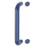 AR602&sol;300BF Hoppe D' Handle &Oslash; 34mm x 300mm Centres Pull Handle Bolt Fix - &lpar;Nylon&rpar; Cobalt Blue