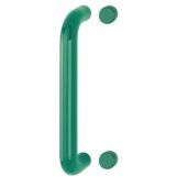 AR602&sol;300BF Hoppe D' Handle &Oslash; 34mm x 300mm Centres Pull Handle Bolt Fix - &lpar;Nylon&rpar; Green