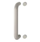 AR602&sol;300BF Hoppe D' Handle &Oslash; 34mm x 300mm Centres Pull Handle Bolt Fix - &lpar;Nylon&rpar; Dove Grey