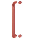 AR602&sol;425BF Hoppe D' Handle &Oslash; 34mm x 425mm Centres Pull Handle Bolt Fix - &lpar;Nylon&rpar; Red