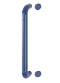 AR602&sol;425BF Hoppe D' Handle &Oslash; 34mm x 425mm Centres Pull Handle Bolt Fix - &lpar;Nylon&rpar; Cobalt Blue