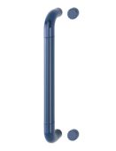 AR602&sol;425BF Hoppe D' Handle &Oslash; 34mm x 425mm Centres Pull Handle Bolt Fix - &lpar;Nylon&rpar; Midnght Blue