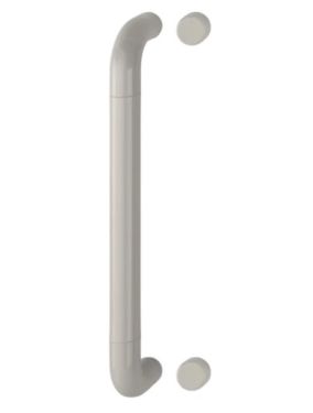 Click Here To Enlarge This Photo Of AR602&sol;425BF Hoppe D' Handle &Oslash; 34mm x 425mm Centres Pull Handle Bolt Fix - &lpar;Nylon&rpar; Dove Grey