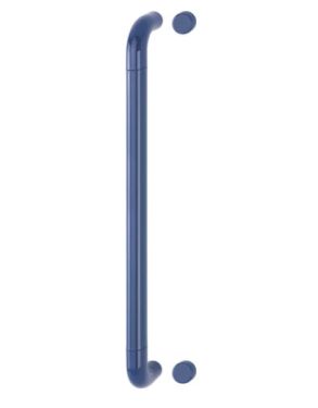 Click Here To Enlarge This Photo Of AR602&sol;600BF Hoppe D' Handle &Oslash; 34mm x 600mm Centres Pull Handle Bolt Fix - &lpar;Nylon&rpar; Cobalt Blue