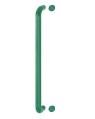 AR602&sol;600BF Hoppe D' Handle &Oslash; 34mm x 600mm Centres Pull Handle Bolt Fix - &lpar;Nylon&rpar; Green