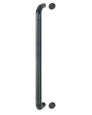 Click Here To Enlarge This Photo Of AR602&sol;600BF Hoppe D' Handle &Oslash; 34mm x 600mm Centres Pull Handle Bolt Fix - &lpar;Nylon&rpar; Black