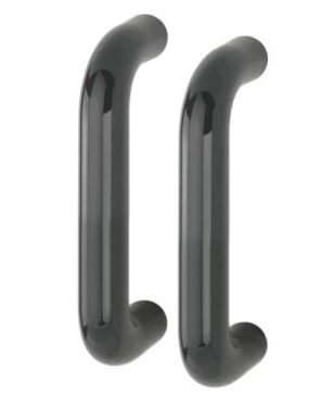 Click Here To Enlarge This Photo Of AR602&sol;220BB Hoppe D' Handle &Oslash; 34mm x 220mm Centres Pull Handle Back To Back - &lpar;Nylon&rpar; Anthracite Grey