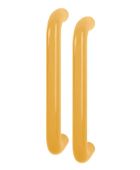 AR602&sol;300BB Hoppe D' Handle &Oslash; 34mm x 300mm Centres Pull Handle Back To Back - &lpar;Nylon&rpar; Yellow