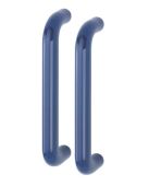 AR602&sol;300BB Hoppe D' Handle &Oslash; 34mm x 300mm Centres Pull Handle Back To Back - &lpar;Nylon&rpar; Cobalt Blue