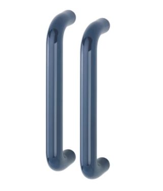 Click Here To Enlarge This Photo Of AR602&sol;300BB Hoppe D' Handle &Oslash; 34mm x 300mm Centres Pull Handle Back To Back - &lpar;Nylon&rpar; Midnght Blue