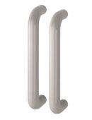 AR602&sol;300BB Hoppe D' Handle &Oslash; 34mm x 300mm Centres Pull Handle Back To Back - &lpar;Nylon&rpar; Dove Grey