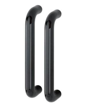 Click Here To Enlarge This Photo Of AR602&sol;300BB Hoppe D' Handle &Oslash; 34mm x 300mm Centres Pull Handle Back To Back - &lpar;Nylon&rpar; Black