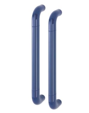 Click Here To Enlarge This Photo Of AR602&sol;425BB Hoppe D' Handle &Oslash; 34mm x 425mm Centres Pull Handle Back To Back - &lpar;Nylon&rpar; Cobalt Blue