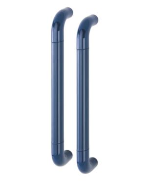 Click Here To Enlarge This Photo Of AR602&sol;425BB Hoppe D' Handle &Oslash; 34mm x 425mm Centres Pull Handle Back To Back - &lpar;Nylon&rpar; Midnght Blue