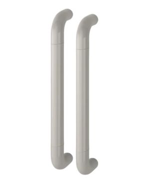 Click Here To Enlarge This Photo Of AR602&sol;425BB Hoppe D' Handle &Oslash; 34mm x 425mm Centres Pull Handle Back To Back - &lpar;Nylon&rpar; Dove Grey