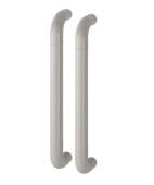 AR602&sol;425BB Hoppe D' Handle &Oslash; 34mm x 425mm Centres Pull Handle Back To Back - &lpar;Nylon&rpar; Dove Grey