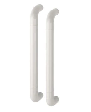 Click Here To Enlarge This Photo Of AR602&sol;425BB Hoppe D' Handle &Oslash; 34mm x 425mm Centres Pull Handle Back To Back - &lpar;Nylon&rpar; Diamond White