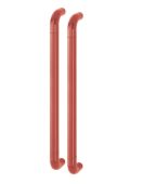 AR602&sol;600BB Hoppe D' Handle &Oslash; 34mm x 600mm Centres Pull Handle Back To Back - &lpar;Nylon&rpar; Red