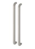 AR602&sol;600BB Hoppe D' Handle &Oslash; 34mm x 600mm Centres Pull Handle Back To Back - &lpar;Nylon&rpar; Dove Grey