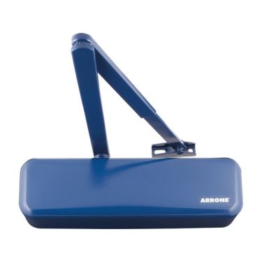 Click Here To Enlarge This Photo Of AR3500-D-MB&sol;MB Hoppe Size 2-4 Overhead Spring Door Closer c&sol;w Backcheck & Delayed Action - RAL5003 Midnight Blue &lpar;87101077&rpar;