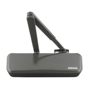 Click Here To Enlarge This Photo Of AR3500-D-AG&sol;AG Hoppe Size 2-4 Overhead Spring Door Closer c&sol;w Backcheck & Delayed Action - RAL7016 Anthracite Grey &lpar;11500256&rpar;