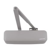 AR3500-D-DG&sol;DG Hoppe Size 2-4 Overhead Spring Door Closer c&sol;w Backcheck & Delayed Action - RAL7506 Dove Grey &lpar;87101073&rpar;