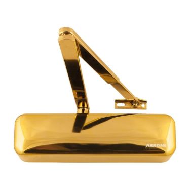 Click Here To Enlarge This Photo Of AR3500-D-PB&sol;PB Hoppe Size 2-4 Overhead Spring Door Closer c&sol;w Backcheck & Delayed Action - Polished Brass &lpar;87101068&rpar;