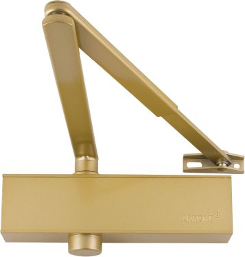 Click Here To Enlarge This Photo Of AR8200-GE Hoppe Arrone Size 2-4 Overhead Door Closer c&sol;w Slide Cover - Gold &lpar;87106852&rpar;