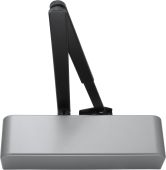 AR1500-SE Size 2-4 Hoppe Arrone Overhead Spring Door Closer c&sol;w Backcheck - Silver with Black arm &lpar;87115615&rpar;