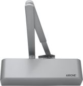AR1500-SE&sol;SE Hoppe Arrone Size 2-4 Overhead Spring Door Closer c&sol;w Backcheck - Silver &lpar;87115622&rpar;