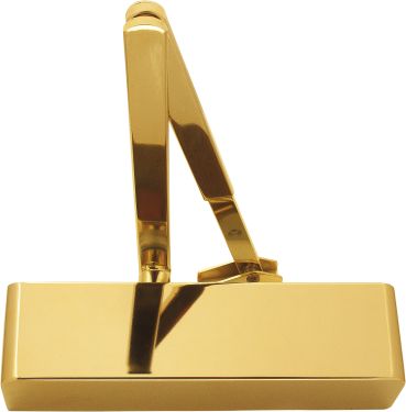 Click Here To Enlarge This Photo Of AR1500-PB&sol;PB Hoppe Arrone Size 2-4 Overhead Spring Door Closer c&sol;w Backcheck - Polished Brass &lpar;87107180&rpar;