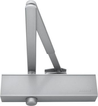 Click Here To Enlarge This Photo Of AR5200-SE Hoppe Arrone Size 2-5 Overhead Door Closer c&sol;w Backcheck - Silver &lpar;87112570&rpar;