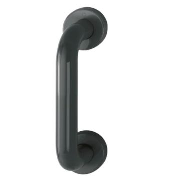 Click Here To Enlarge This Photo Of AR602&sol;220CF Hoppe D' Handle &Oslash; 34mm x 220mm Centres Pull Handle Concealed Fix - &lpar;Nylon&rpar; Anthracite Grey