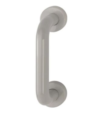 Click Here To Enlarge This Photo Of AR602&sol;220CF Hoppe D' Handle &Oslash; 34mm x 220mm Centres Pull Handle Concealed Fix - &lpar;Nylon&rpar; Dove Grey