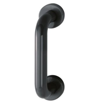Click Here To Enlarge This Photo Of AR602&sol;220CF Hoppe D' Handle &Oslash; 34mm x 220mm Centres Pull Handle Concealed Fix - &lpar;Nylon&rpar; Black