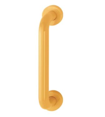 Click Here To Enlarge This Photo Of AR602&sol;300CF Hoppe D' Handle &Oslash; 34mm x 300mm Centres Pull Handle Concealed Fix - &lpar;Nylon&rpar; Yellow