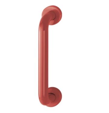 Click Here To Enlarge This Photo Of AR602&sol;300CF Hoppe D' Handle &Oslash; 34mm x 300mm Centres Pull Handle Concealed Fix - &lpar;Nylon&rpar; Red