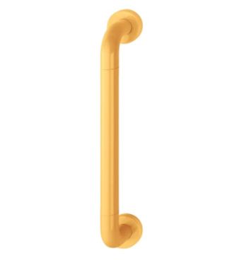 Click Here To Enlarge This Photo Of AR602&sol;425CF Hoppe D' Handle &Oslash; 34mm x 425mm Centres Pull Handle Concealed Fix - &lpar;Nylon&rpar; Yellow
