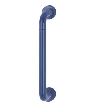 Click Here To Enlarge This Photo Of AR602&sol;425CF Hoppe D' Handle &Oslash; 34mm x 425mm Centres Pull Handle Concealed Fix - &lpar;Nylon&rpar; Cobalt Blue