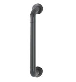 AR602&sol;425CF Hoppe D' Handle &Oslash; 34mm x 425mm Centres Pull Handle Concealed Fix - &lpar;Nylon&rpar; Anthracite Grey