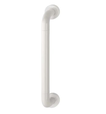 Click Here To Enlarge This Photo Of AR602&sol;425CF Hoppe D' Handle &Oslash; 34mm x 425mm Centres Pull Handle Concealed Fix - &lpar;Nylon&rpar; Diamond White